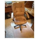 Office Chair & Acrylic Floor Mat