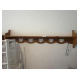 (2) Oak Shelves