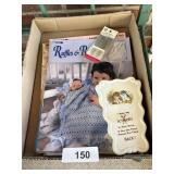 Scissor Holders + Crochet Pattern Books
