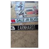 (5) Nascar Tin Signs