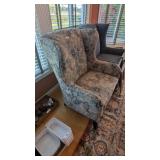 Nautical Theme Wing Back Chair Klaussner