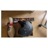 Four Wheeler Helmet, Red Bull Drink, +
