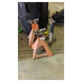 (2) Jack Stands + (1) Homemade Jack Stand