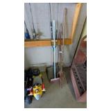 Pitch Fork, Shovel & Electric Fence Post