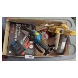 Electric Chain Saw & Small Battery Op Chainsaw w/