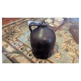 Primitive Stoneware Shoulder Jug Chocolate Color