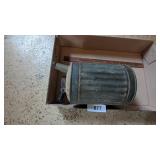 Small Tin Gas Can + Advertising Gasoline Gauge