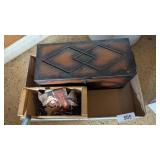 Decorative Wood Box & Other