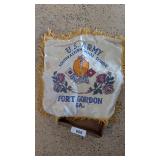 Satin US Army Souvenir Pillow Cover Fort Gordon