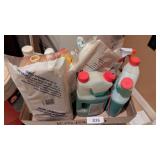 Cleaning Supply Partials + (2) New Mop Heads