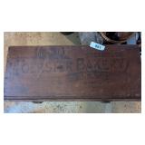 Foester Bakery Wooden Box Cincinnati
