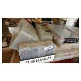 Large Quantity Tackle Organizers w/