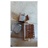 (2) Bird Feeders & Glass Jar