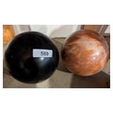 (2) Bowling Balls