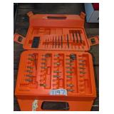 Black & Decker Drill Bits & Magnet Holder -**