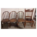 (4) Older Dining Chairs