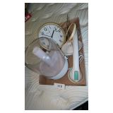 Humidifier, Battery Op Clock, +