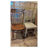 (2) Older Style Wood Chairs