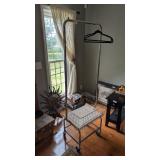 Chrome Finish Laundry Cart