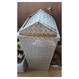 Diamond Plate Trash Can