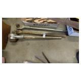 (3) Large 1" Drive Ratchet Tools
