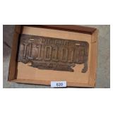 Indiana 1947 License Plate -**