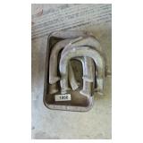 (4) Aluminum Horseshoes