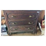 Antique Three Drawer Chest