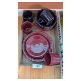 Burgundy & Purple Fiestaware Pieces