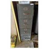 Wood File Cabinet -**