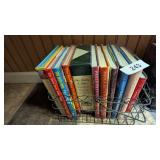 Wire Basket w/ Paula Deen Cookbooks