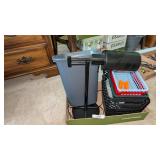 Desk Lamp, Organizing Baskets, Calculator &