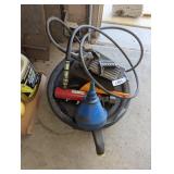 Oil Reservoir & Funnels + Pump