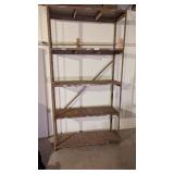 (2) Metal Shelf Units