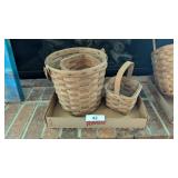 (3) Longaberger Baskets