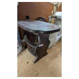 Small Side Table w/ Magazine Holder
