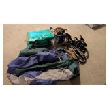 Small Tent, Poles, Stakes, Tarp & Rope