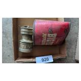 Vintage Brass Carbide Miners Lamp w/