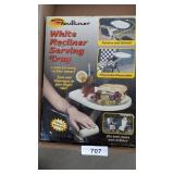 White Recliner Serving Tray