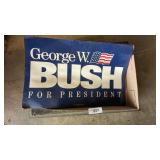 Thin Cardboard George W. Bush Political Sign