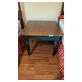 Accent Table w/ Green Painted Legs &