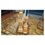 Trendy Candle Holders w/ Candles