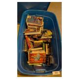 VHS Movies in Tote w/ Lid