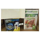 Water Filtration NIB, Food Saver Rolls Only &