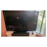 Sanyo 52" TV + LG Sound Bar & Vizio DVD Player