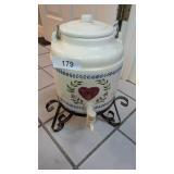 Ceramic Drink Dispenser w/