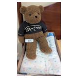 American Eagle Bear & Baby Blanket