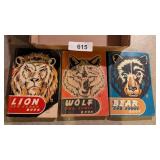 (3) Cub Scout Books Bear, Wolf & Lion