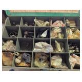 Metal Storage Box w/ Assorted Fittings