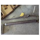 Fence Post Driver & Chain Pipe Wrench